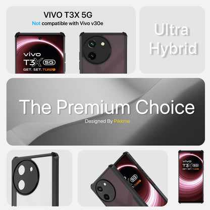 Pikkme Vivo T3x/Y200i 5G black mobile cover – photo 3