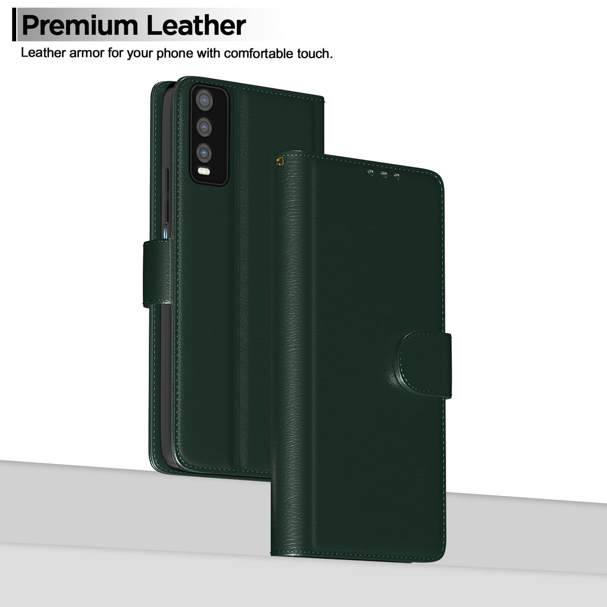 Pikkme green flip case for Vivo Y12s/Y20/Y20i/Y20G – photo 2