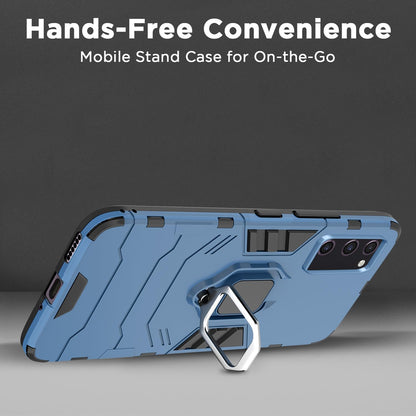 Pikkme Samsung Galaxy S20 Fe 5G D5 Tough Armor Back Cover | Blue