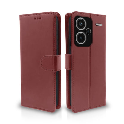 Pikkme brown flip case for Redmi Note 13 Pro Plus 5G