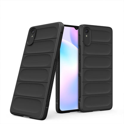 Redmi 9A/9i/9A Sport Liquid Silicone mobile cover in black by Pikkme