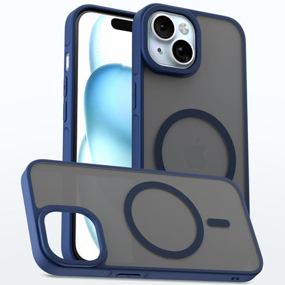 Pikkme blue MagSafe phone cover for iPhone 15