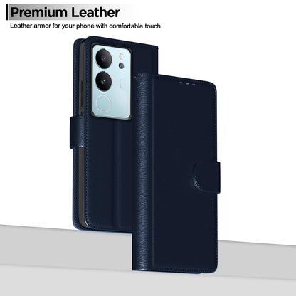 Pikkme blue mobile flip cover for Vivo V29/V29 Pro 5G – photo 2