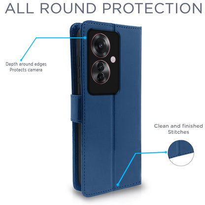 Pikkme blue Wallet flip cover for OPPO F25 Pro 5G – photo 4