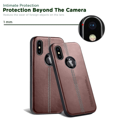 iPhone X phone cover in brown by Pikkme – photo 7