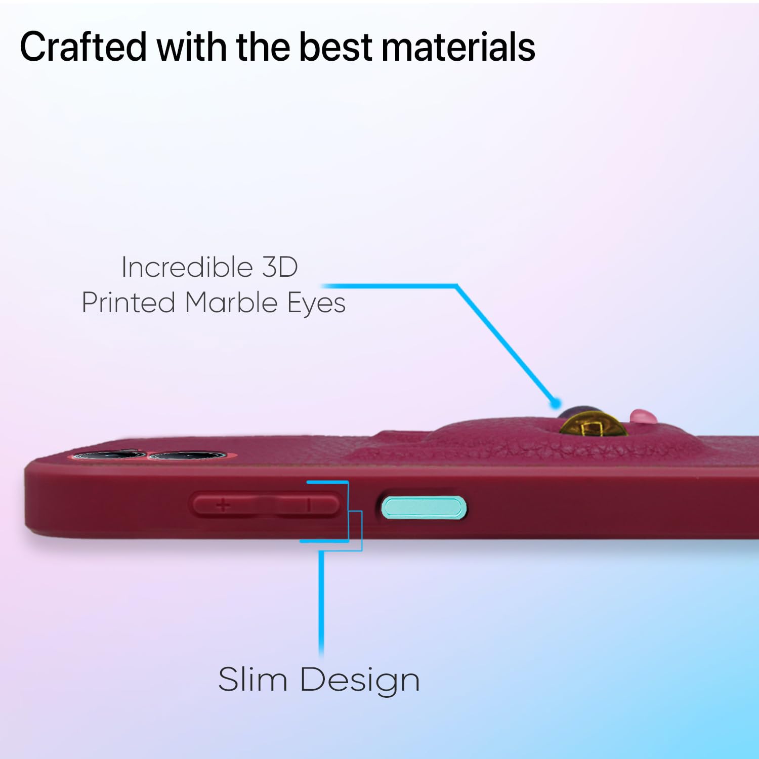 Pikkme pink mobile back cover for Realme C33 – photo 4