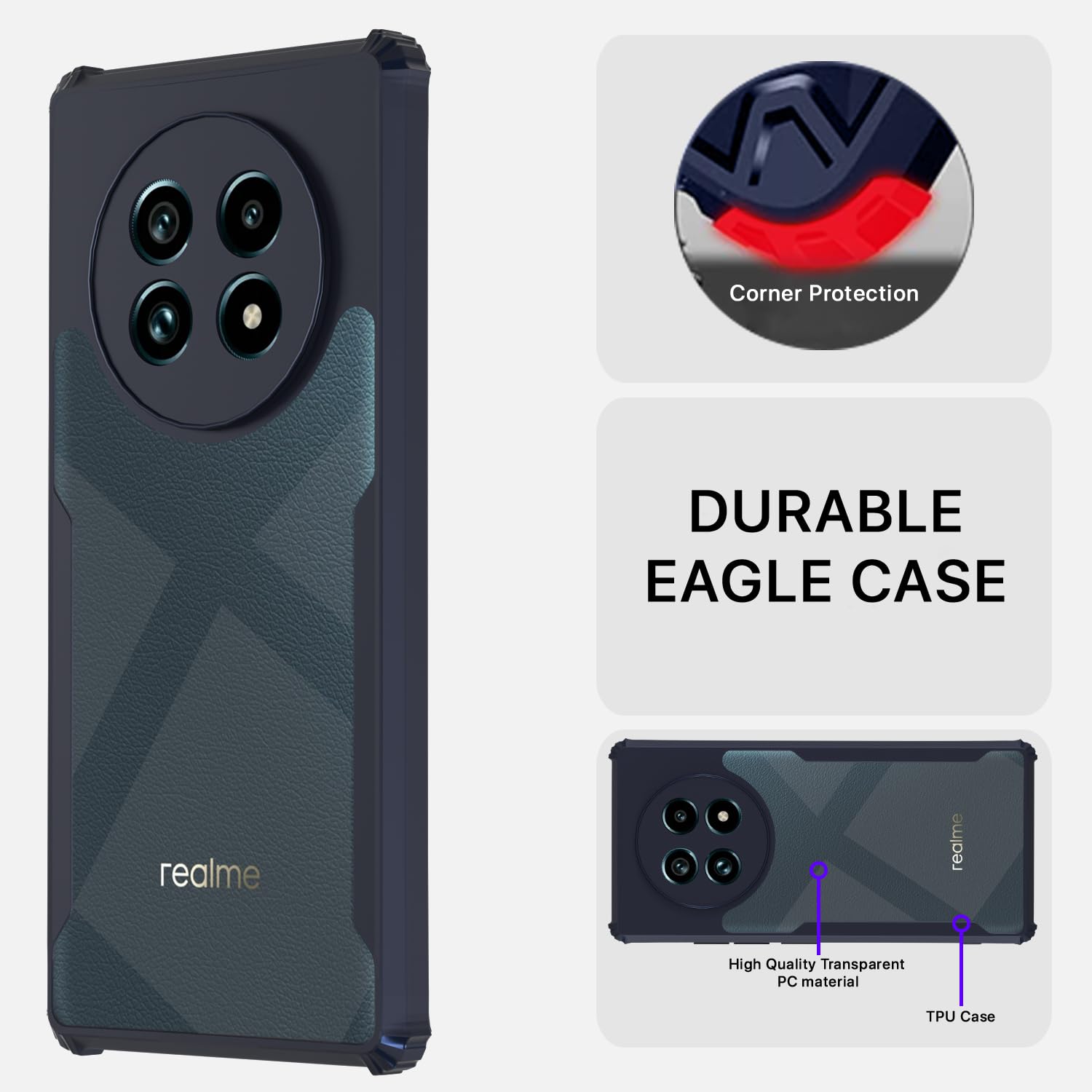 Blue back cover for Realme 13 Pro/13 Pro Plus 5G – Pikkme – photo 5