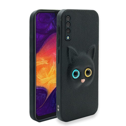 Pikkme black Cat phone cover for Samsung A70/A70s