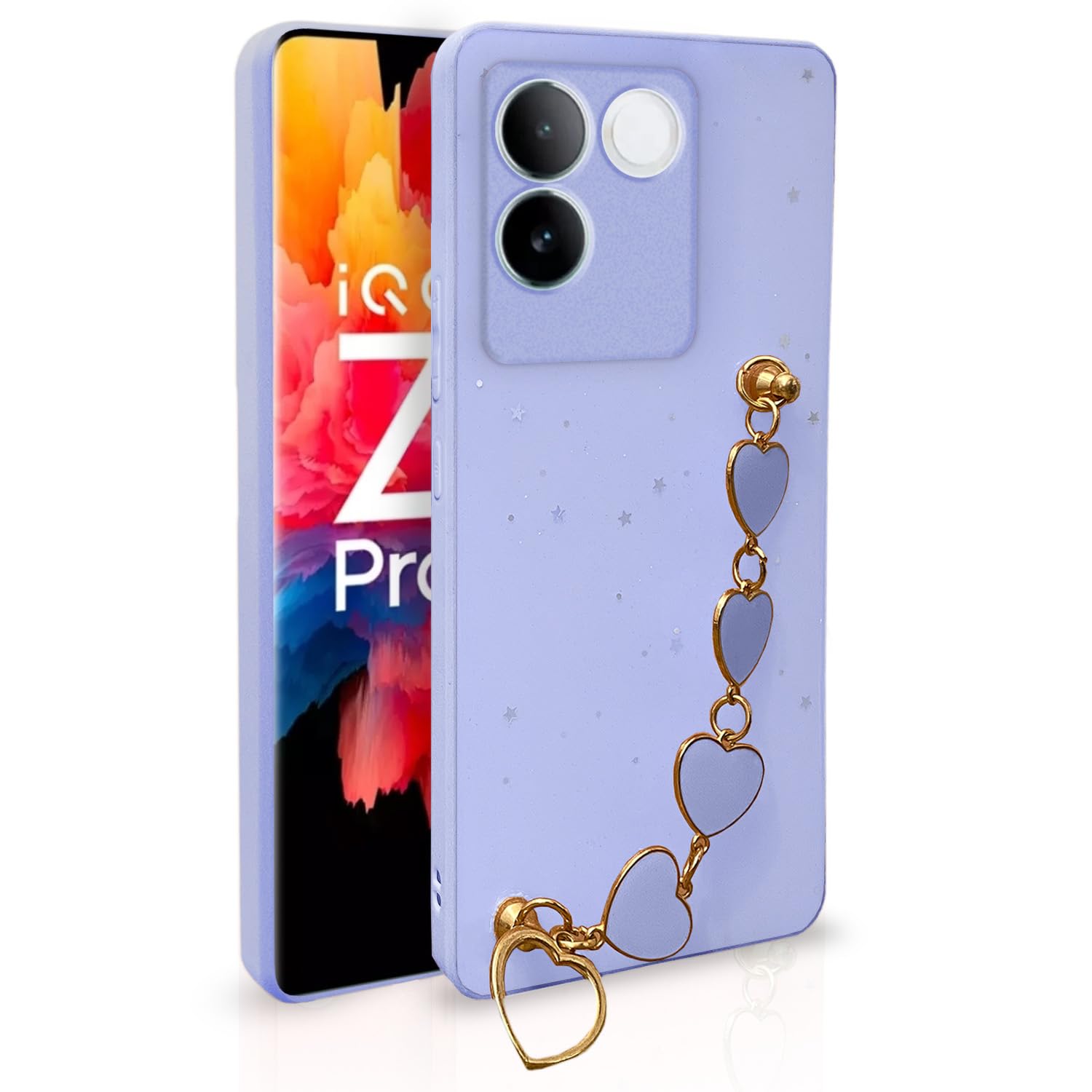 Pikkme iQOO Z7 Pro 5G purple back cover