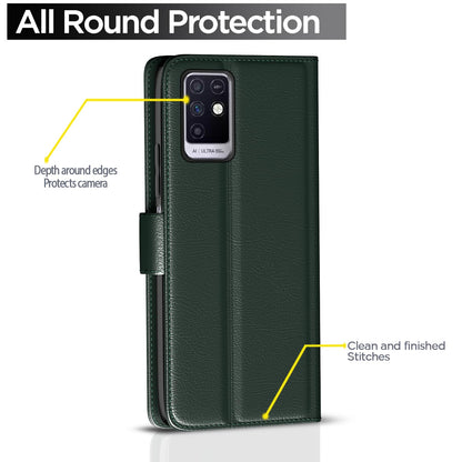 Infinix Note 10 flip case in green by Pikkme – photo 4