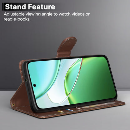 Vivo T5x/Y51 Pro/iQOO Z11x 5G mobile flip cover in tan by Pikkme – photo 3