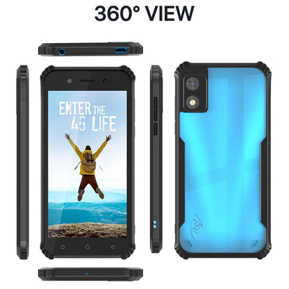 Pikkme itel A23 Pro Eagle Back Cover (Black)