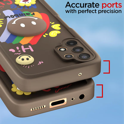 Samsung A13 4G/A13 5G Soft Silicone mobile back cover in brown by Pikkme – photo 4