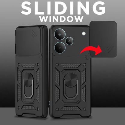 Pikkme Realme P4 Pro 5G D10 Camera Shield black back cover – photo 2