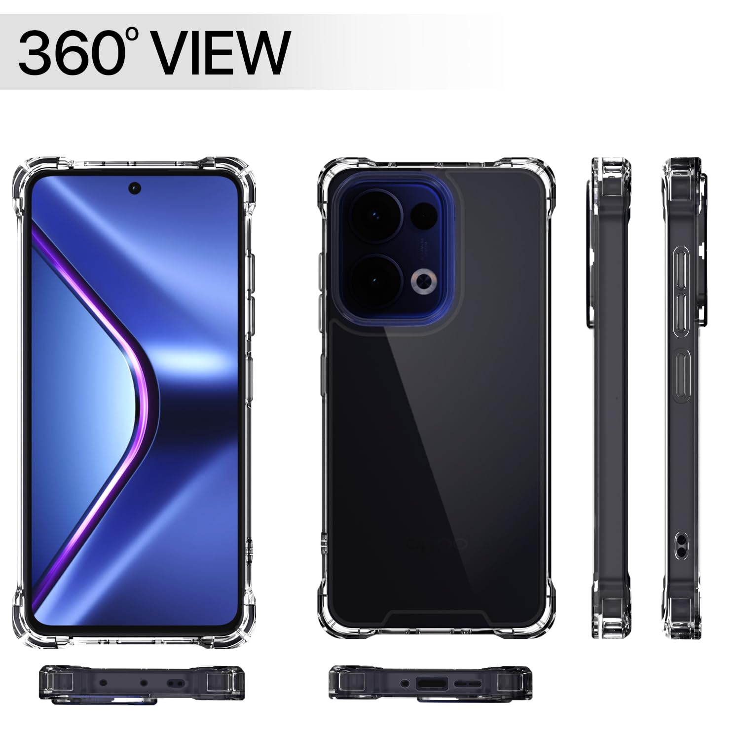 Pikkme Oppo Reno 13 5G transparent phone cover – photo 7