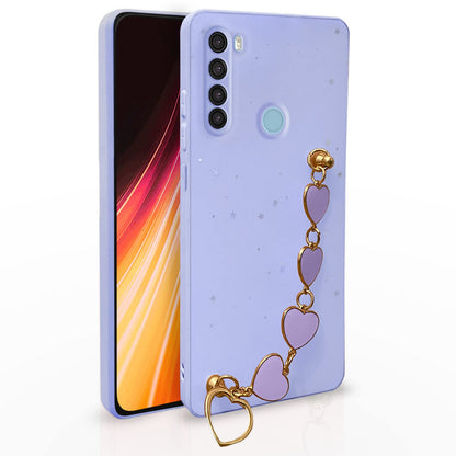 Pikkme purple Chain mobile back cover for Redmi Note 8