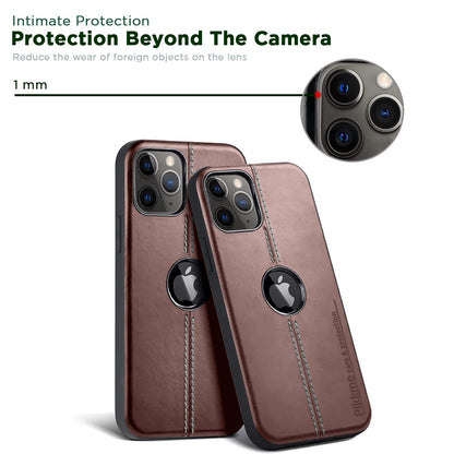 Pikkme iPhone 11 Pro Leather brown mobile back cover – photo 6