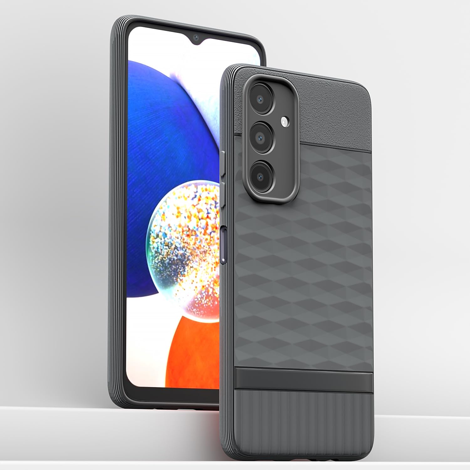 Pikkme Samsung Galaxy A14 5G  Gencase Back Cover (Grey)