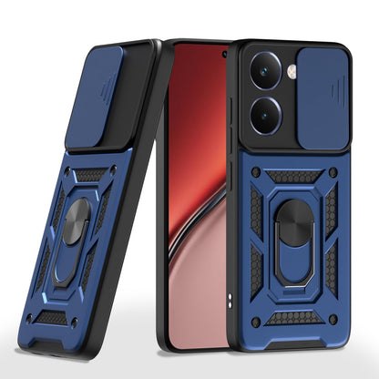 Pikkme Realme P3 Ultra 5G D10 Tough Armor Back Cover  - Blue