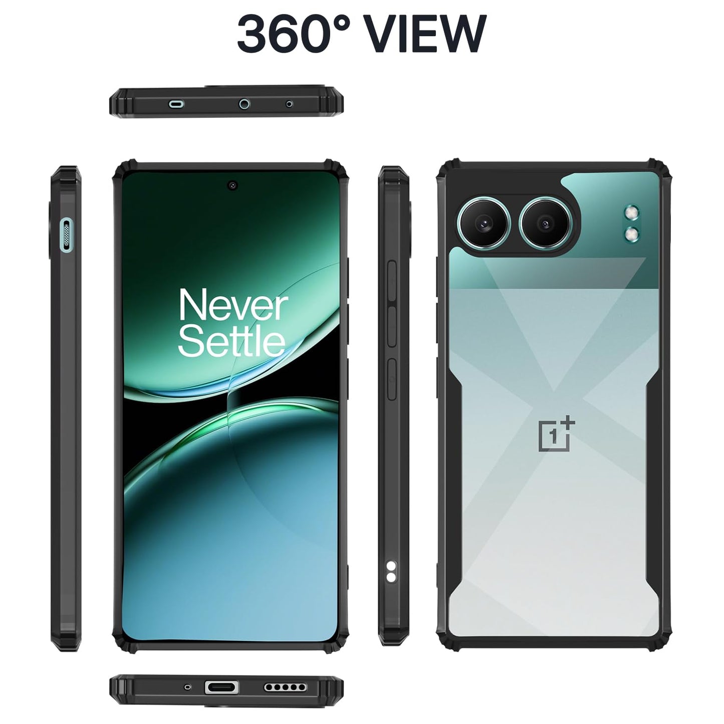 Pikkme OnePlus Nord 4 5G Eagle Back Cover (Black)