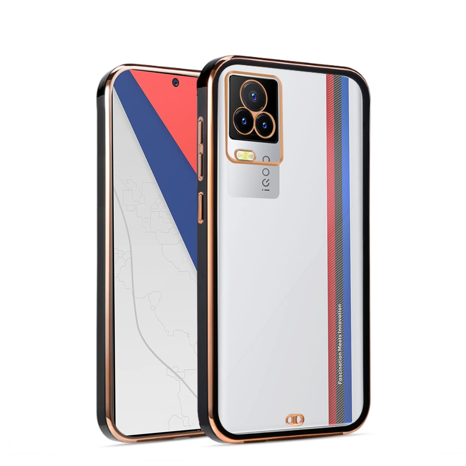 iQOO 7 Legend 5G phone cover in black by Pikkme