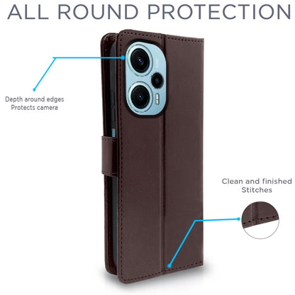 Pikkme coffee flip cover for Poco F5 5G – photo 4