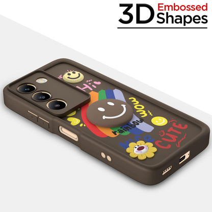 Pikkme brown mobile back cover for Vivo Y200e/T3 5G – photo 3