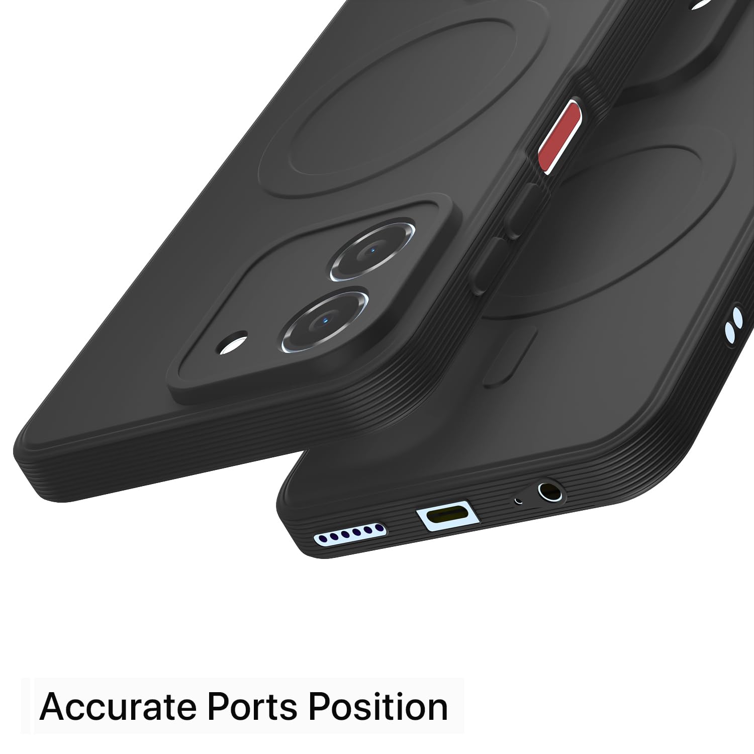 Black mobile back cover for Ai+ Pulse 2 – Pikkme – photo 4