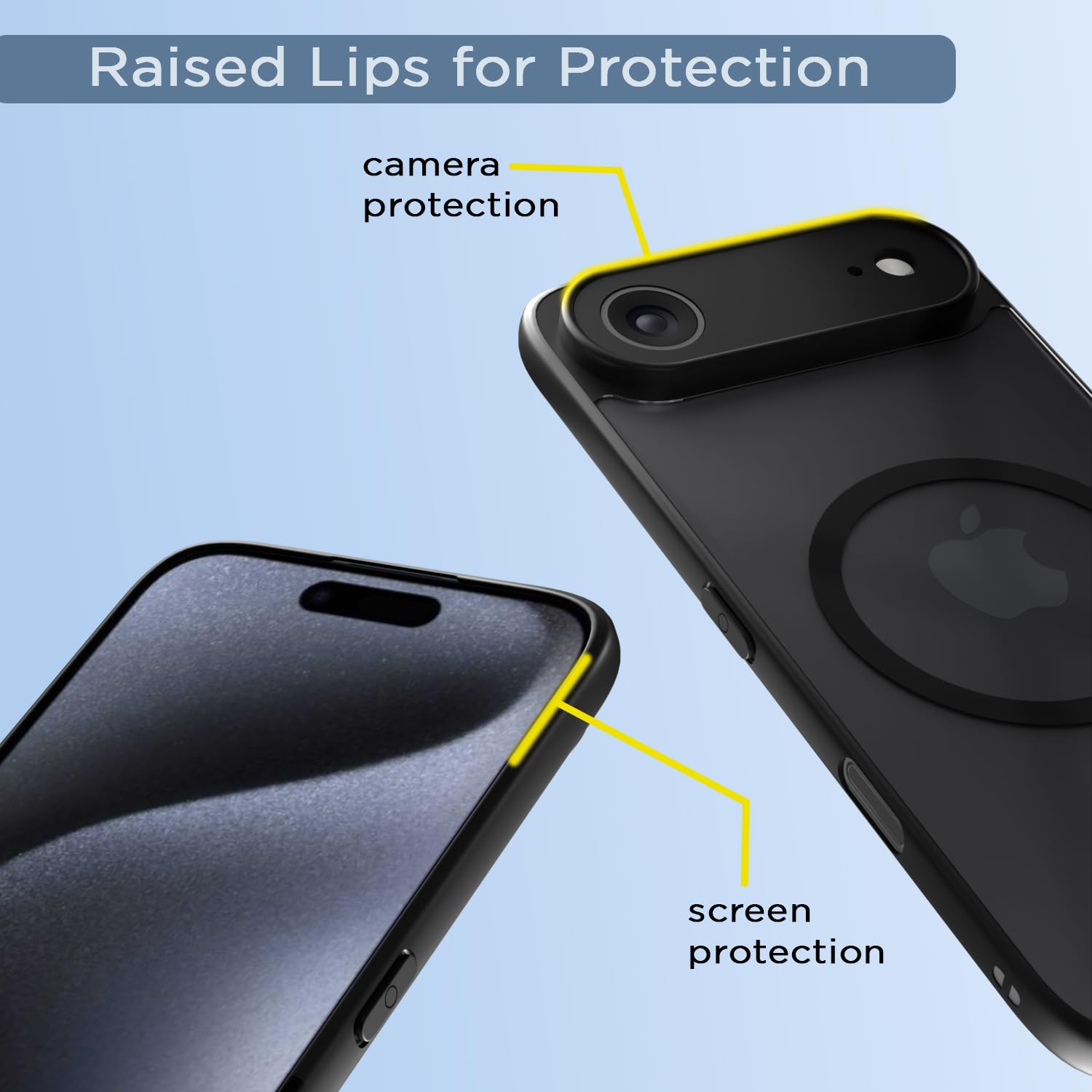 iPhone 17 Air back cover in black smoke mag-safe by Pikkme – photo 4