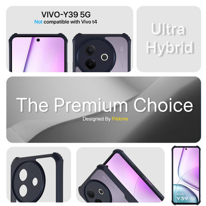 Vivo Y39 5G Ultra Clear mobile cover in blue by Pikkme – photo 2