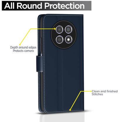 Pikkme blue Wallet flip cover for Realme Narzo 70x 5G/N65/13/12/12X 5G/C65 – photo 4