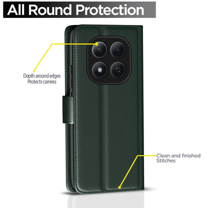 Pikkme Redmi Note 15 Pro 5G green flip case – photo 4