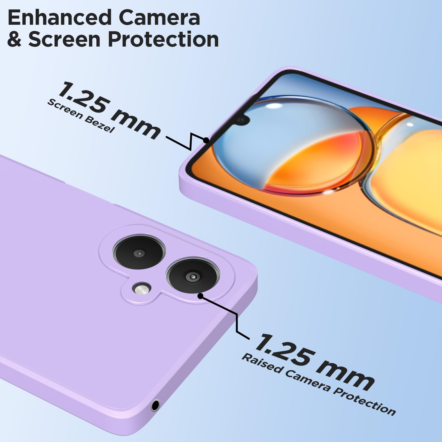 Redmi 13C 5G Matte mobile back cover in purple by Pikkme – photo 6