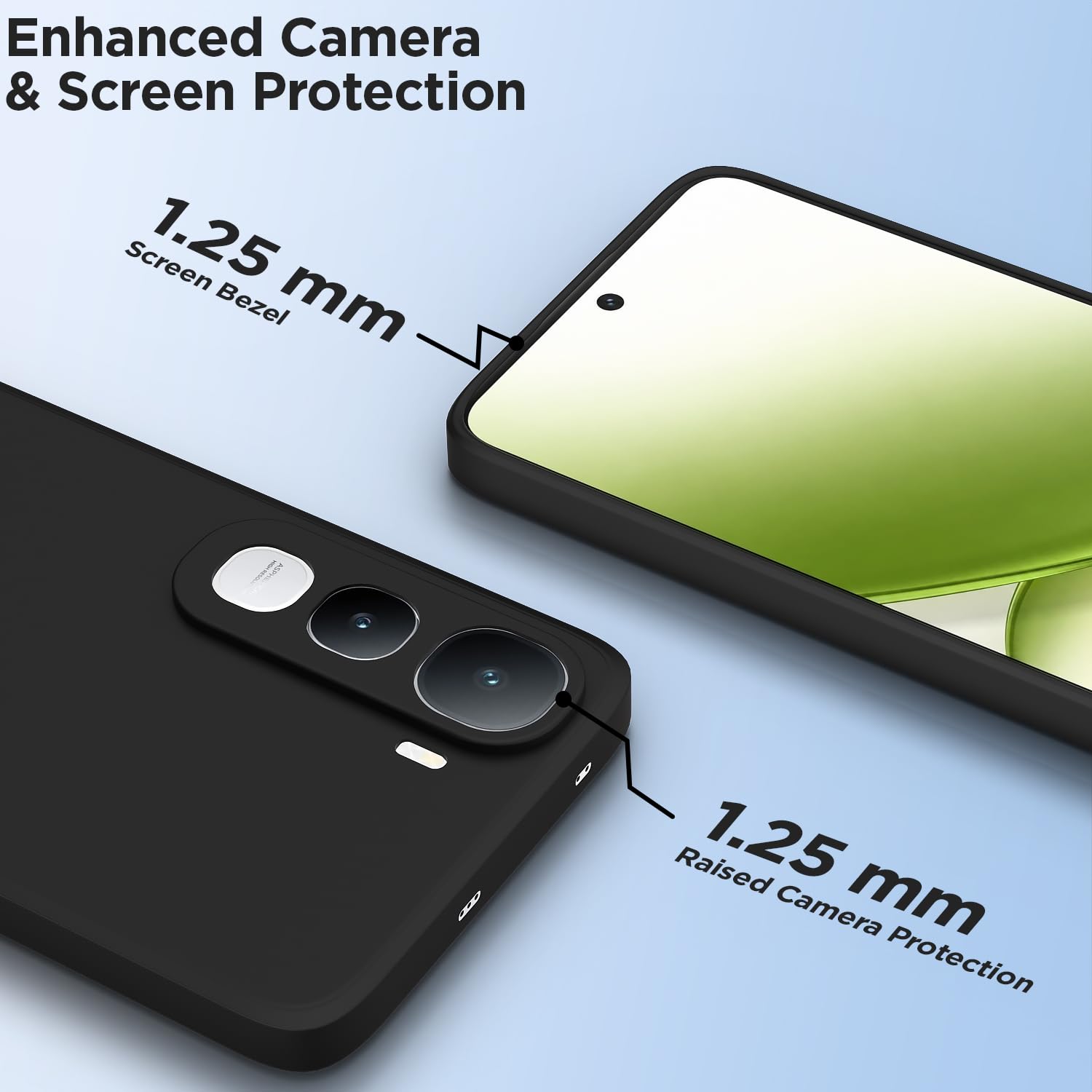 Pikkme black phone cover for Vivo Y400 5G – photo 2