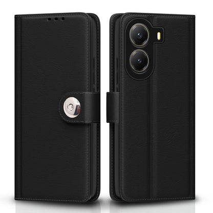 POCO X7 Pro 5G Button flip case in black by Pikkme