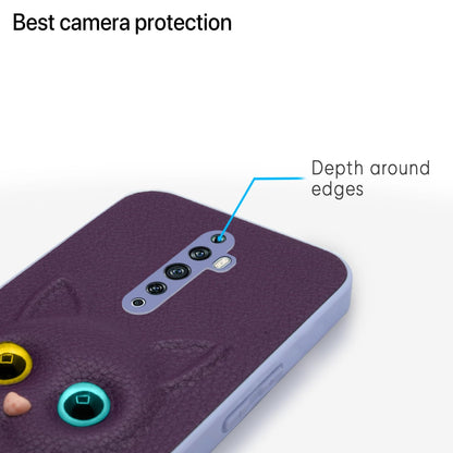 Pikkme Oppo Reno 2f / 2Z Kitty Back Cover (Purple)