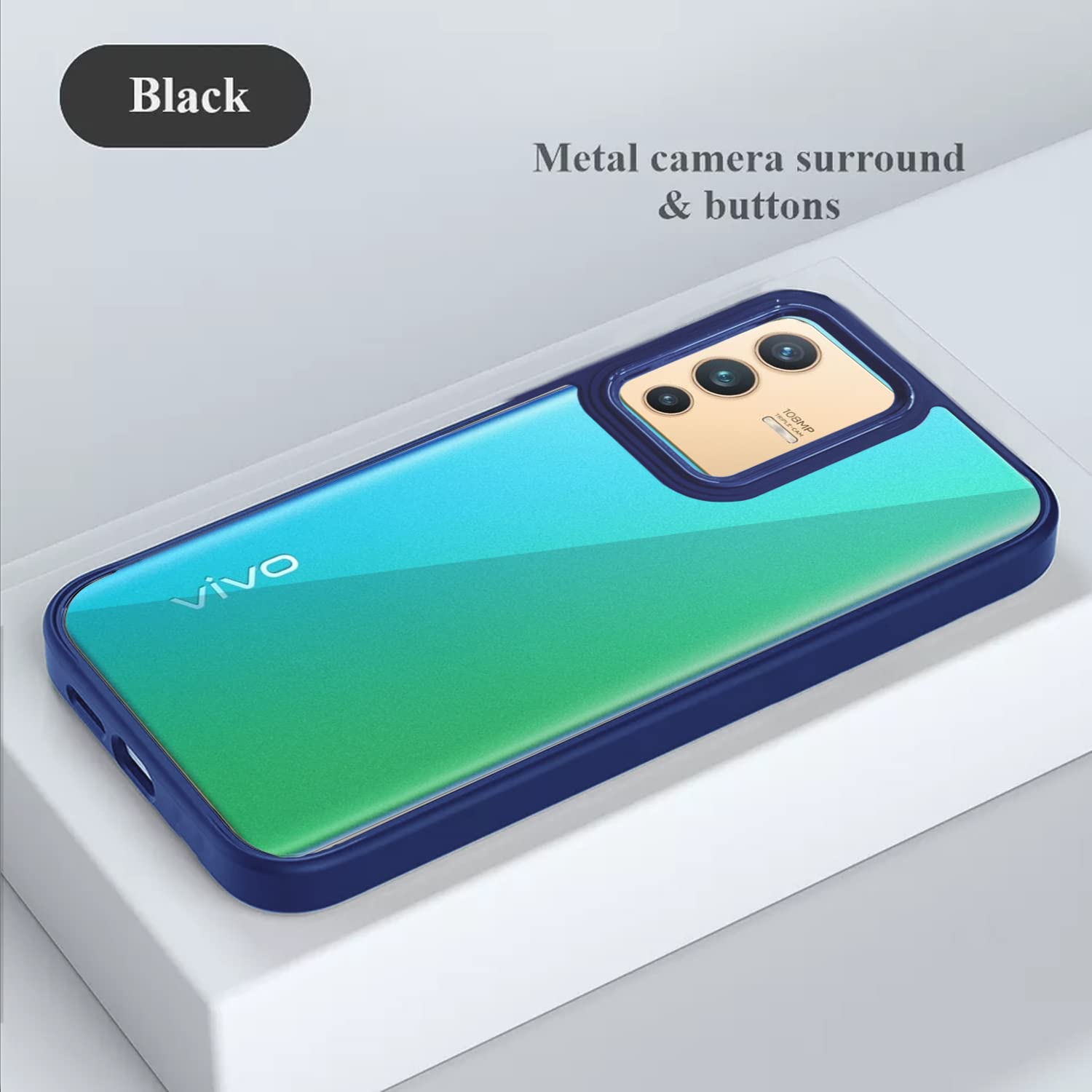 Pikkme indigo Chrome phone cover for Vivo V23 5G – photo 6