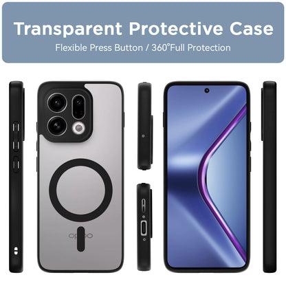 Black mag-safe MagSafe phone cover for Oppo Find X9 5G – Pikkme – photo 2