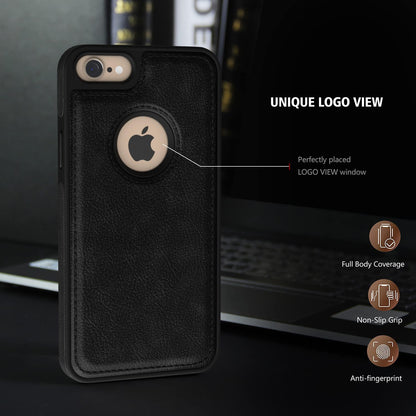 Pikkme iPhone 7/8 Flexible Pu Leather Back Case (Black)