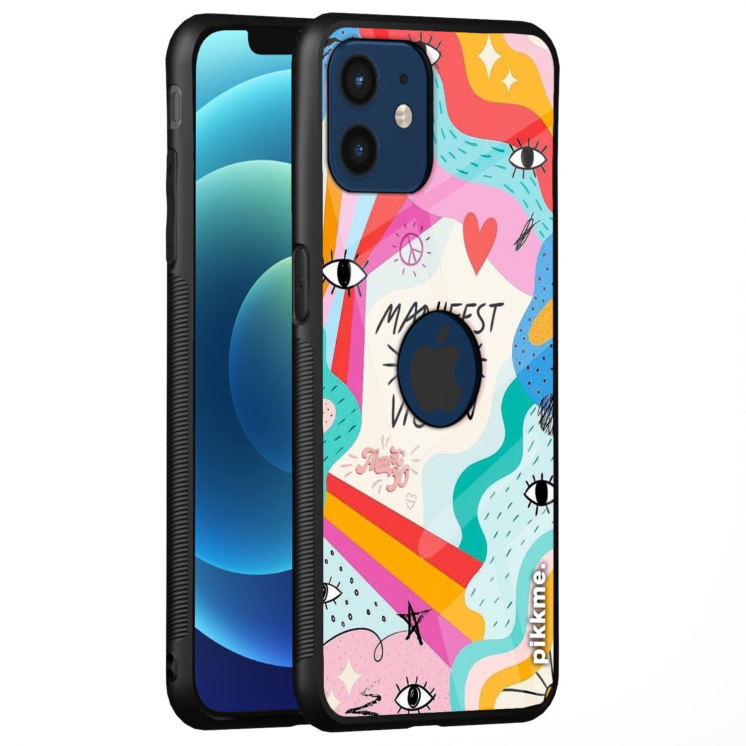 Pikkme iPhone 12 Hybrid mobile back cover