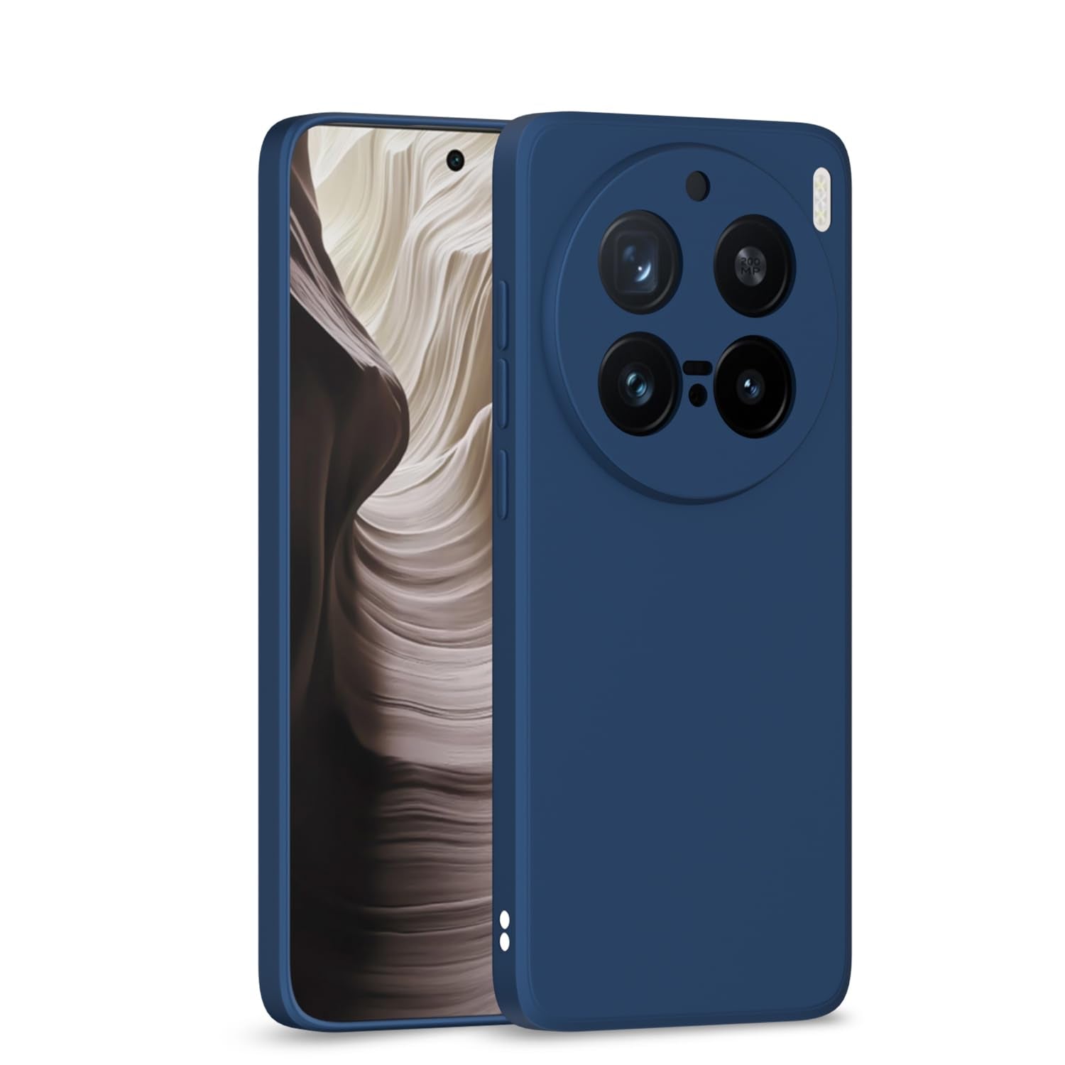 Pikkme blue Matte mobile cover for Vivo X200 Pro 5G