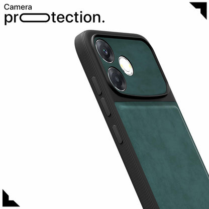Green Leather mobile back cover for Oppo F33 Pro 5G – Pikkme – photo 5
