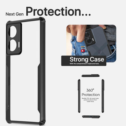 Black Clear phone cover for Moto Edge 50 Fusion/G96 5G – Pikkme – photo 6