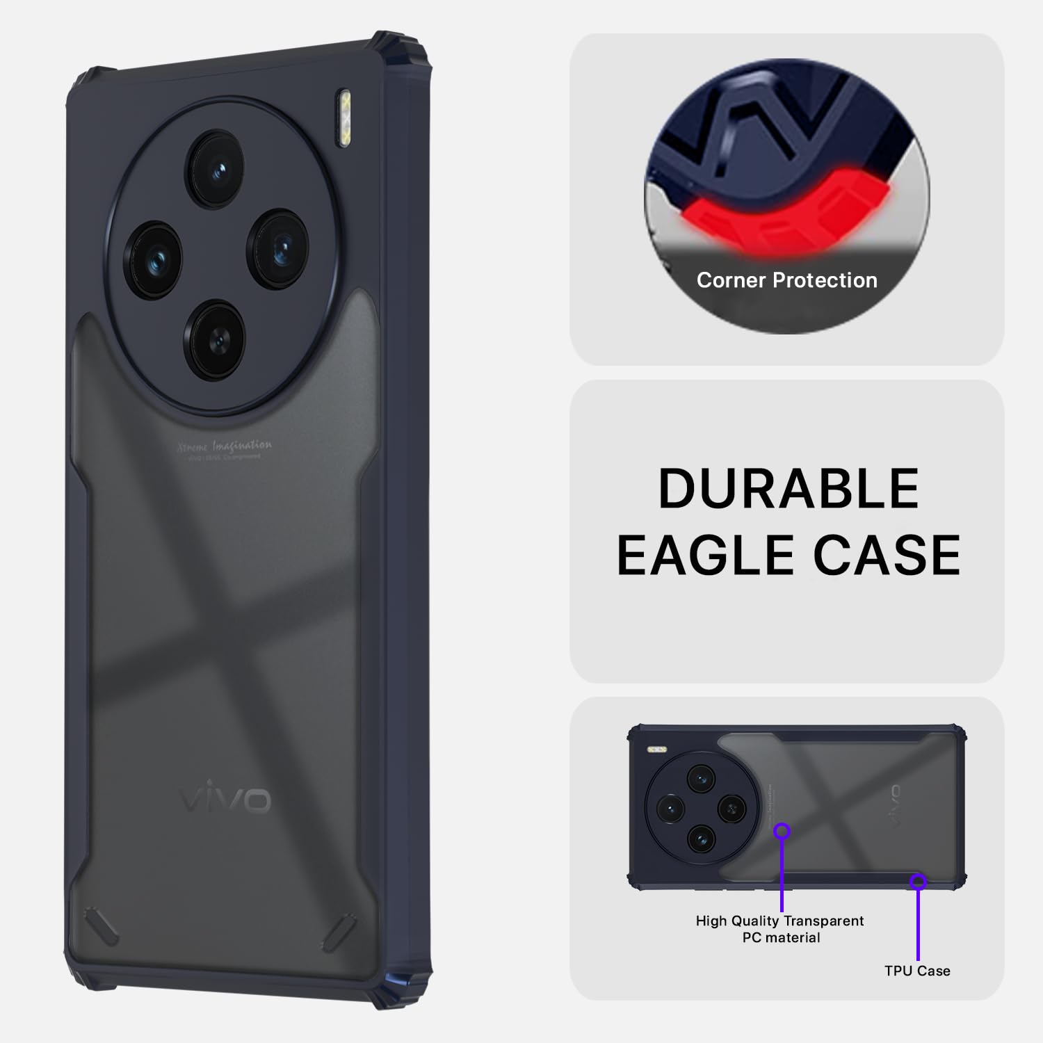 Blue Clear mobile cover for Vivo X100 5G – Pikkme – photo 5