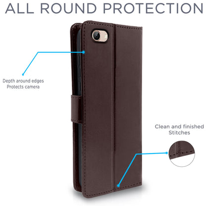 Vivo Y71 flip cover in coffee by Pikkme – photo 4