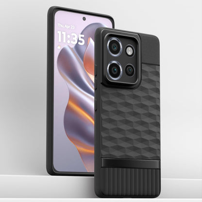 Moto G86 5G Silicone mobile back cover in black by Pikkme – photo 2