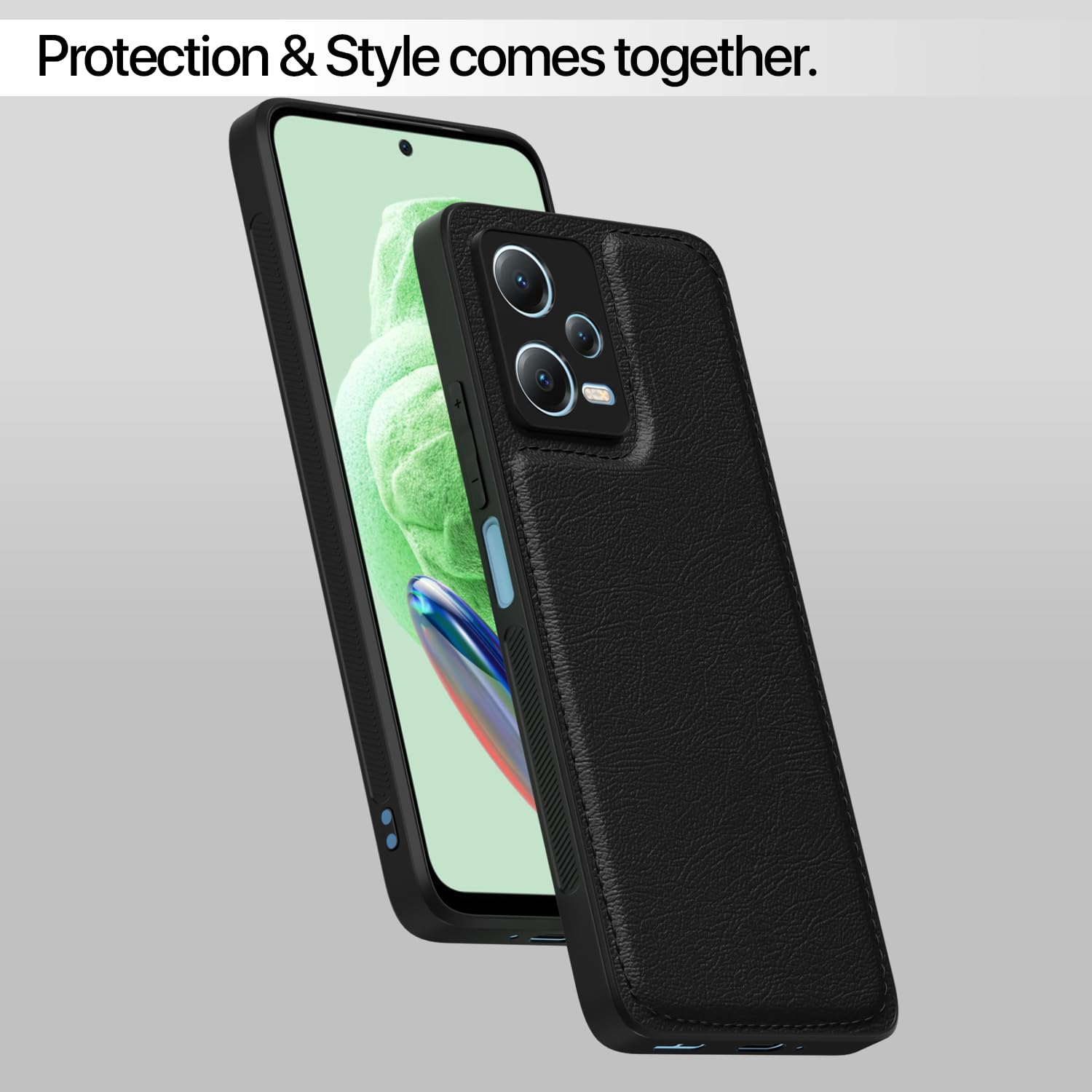Poco X5/Redmi Note 12 5G phone cover in black by Pikkme – photo 7