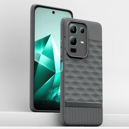 Pikkme Infinix Note 50x 5G Shockproof Soft Flexible Gencase Back cover (Grey)