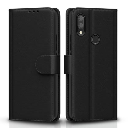 Pikkme black Wallet flip case for Redmi 7/Y3