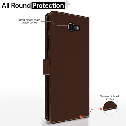 Brown & coffee Magnetic mobile flip cover for Samsung J7 Prime – Pikkme – photo 4